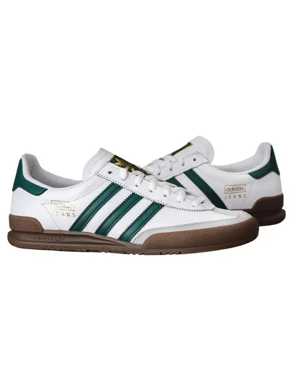 Кроссовки оригинальные джинсы Adidas — изображение 3 из 3, белый/зеленый/белый