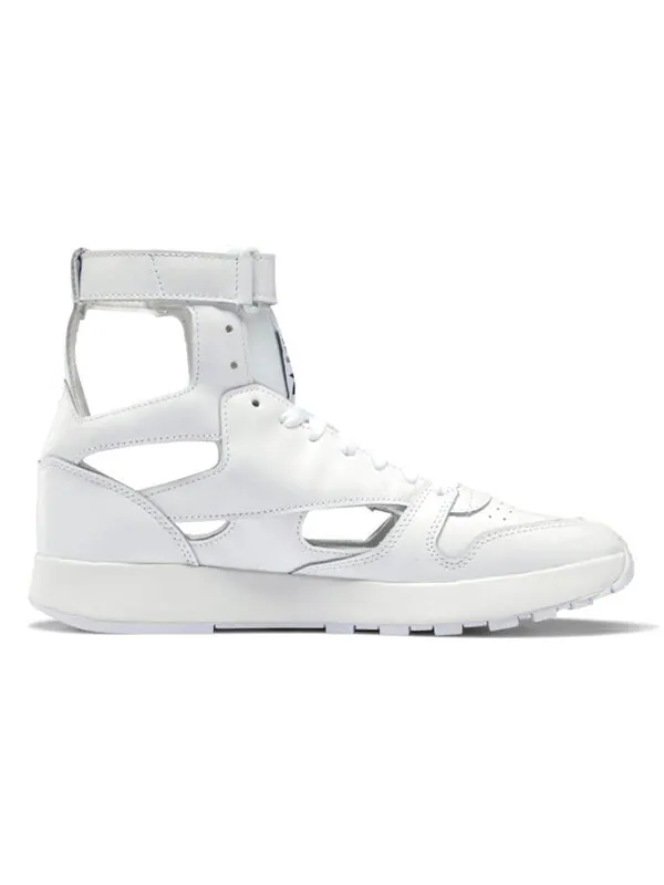Кроссовки maison margiela x classic leather tabi high 'white' Reebok — изображение 2 из 4, белый