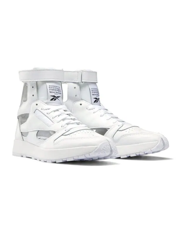 Кроссовки maison margiela x classic leather tabi high 'white' Reebok — изображение 3 из 4, белый