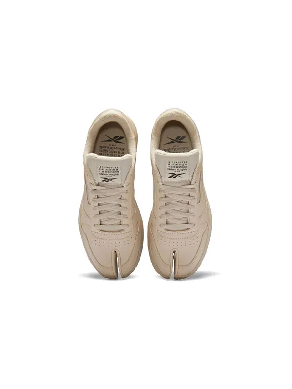Кроссовки maison margiela x classic leather tabi 'natural' Reebok — изображение 4 из 4, коричневый