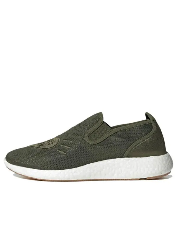 Кроссовки human made x pure slip on Adidas — изображение 1 из 4, зеленый/белый