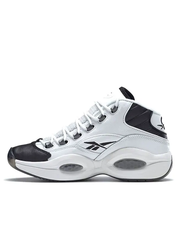 Кроссовки question mid 'why not us?' Reebok — изображение 1 из 4, черный/белый