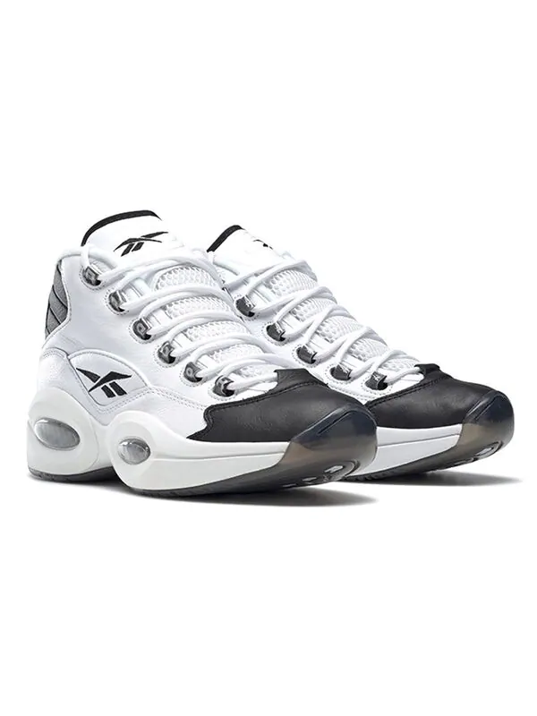 Кроссовки question mid 'why not us?' Reebok — изображение 3 из 4, черный/белый