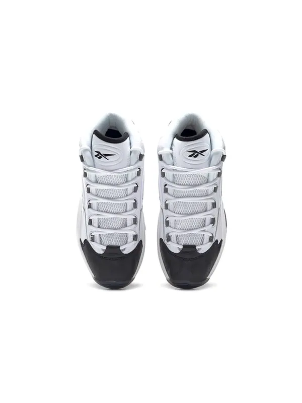 Кроссовки question mid 'why not us?' Reebok — изображение 4 из 4, черный/белый