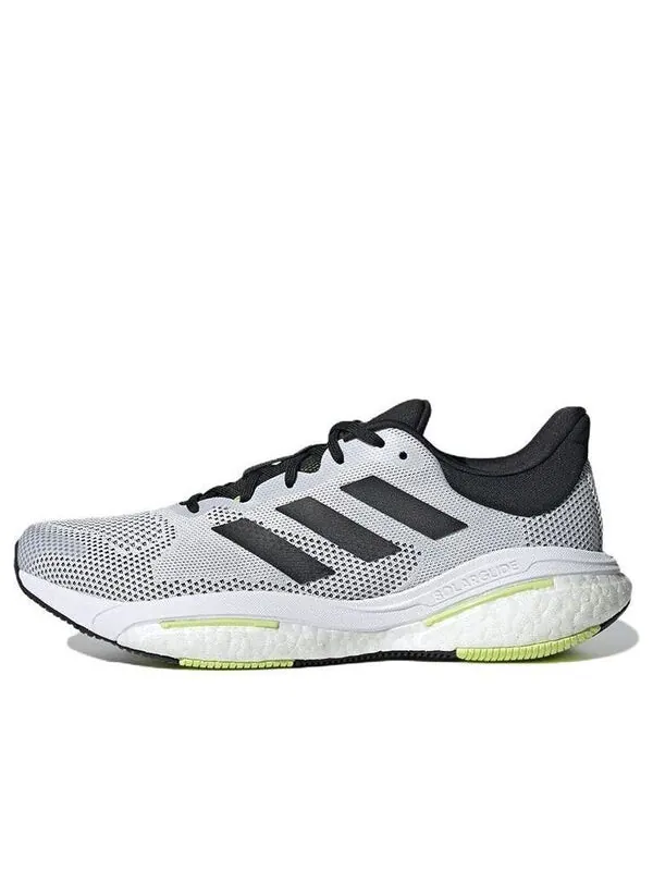 Кроссовки solarglide 5 Adidas — изображение 1 из 4, белый/черный