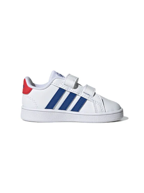 Кроссовки гранд корт Adidas — изображение 2 из 4, белый/синий/красный