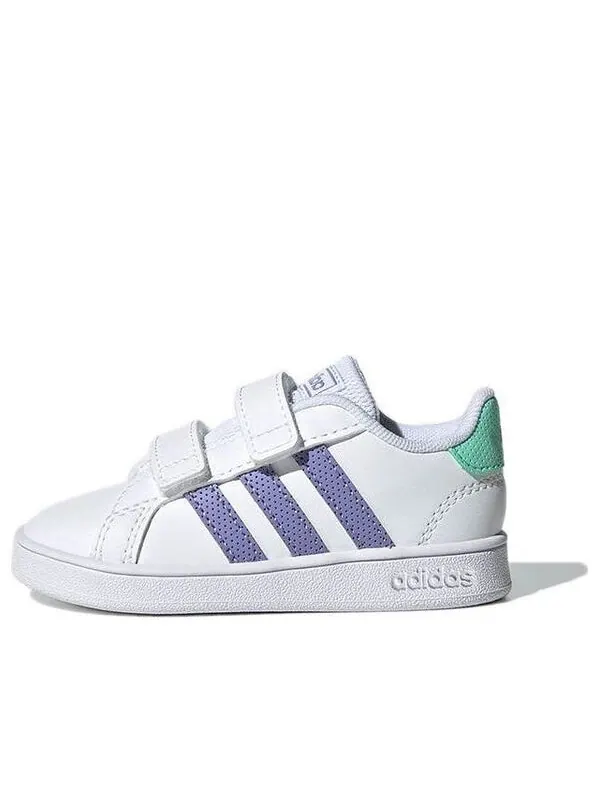Кроссовки гранд корт Adidas — изображение 1 из 4, белый/светлый фиолетовый