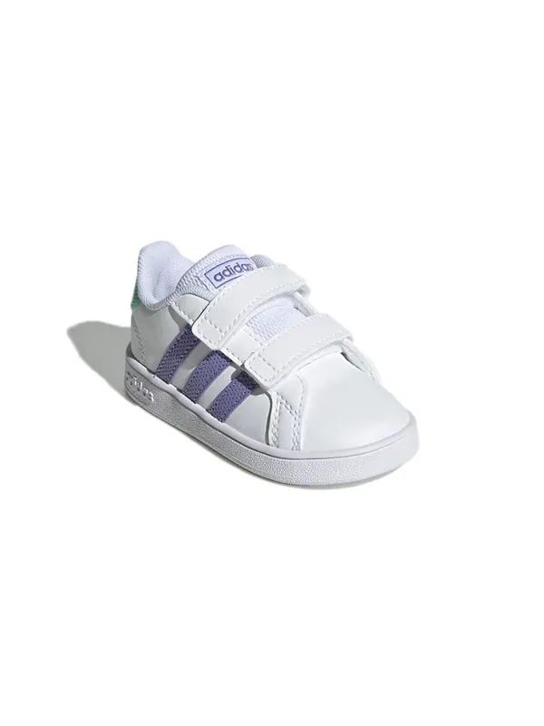 Кроссовки гранд корт Adidas — изображение 3 из 4, белый/светлый фиолетовый
