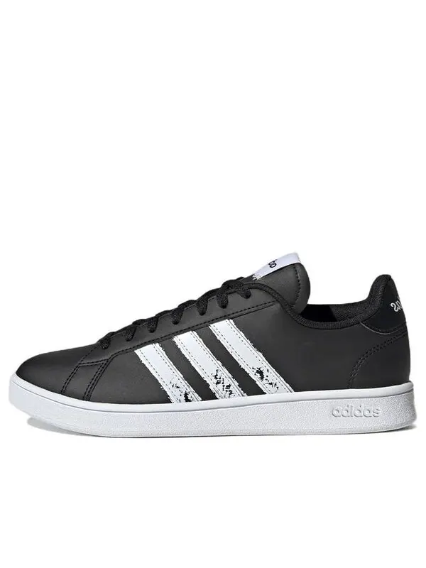 Кроссовки гранд корт база за пределами Adidas — изображение 1 из 4, черный/белый/черный