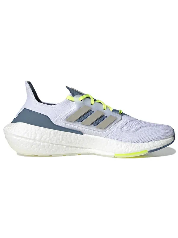 Кроссовки ультрабуст 22 Adidas — изображение 2 из 4, белый/серый/зеленый