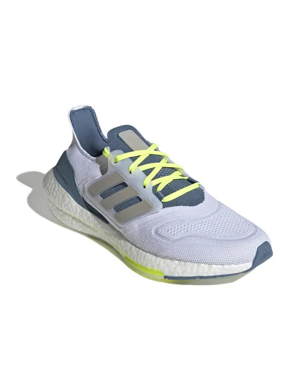 Кроссовки ультрабуст 22 Adidas — изображение 3 из 4, белый/серый/зеленый