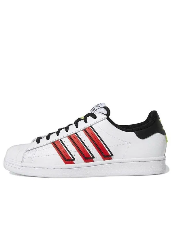Кроссовки суперзвезда Adidas — изображение 1 из 4, белый/черный/красный
