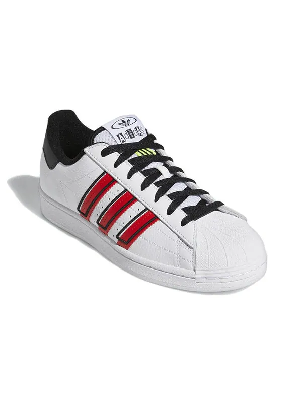 Кроссовки суперзвезда Adidas — изображение 3 из 4, белый/черный/красный