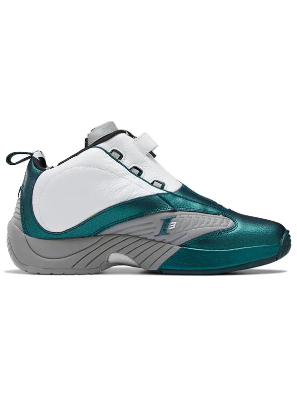 Кроссовки answer 4 'the tunnel' Reebok — изображение 2 из 4, белый/зеленый