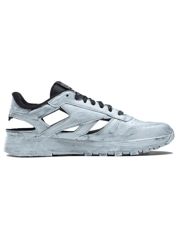 Кроссовки maison margiela x classic leather dq 'whiteout' Reebok — изображение 2 из 4, белый
