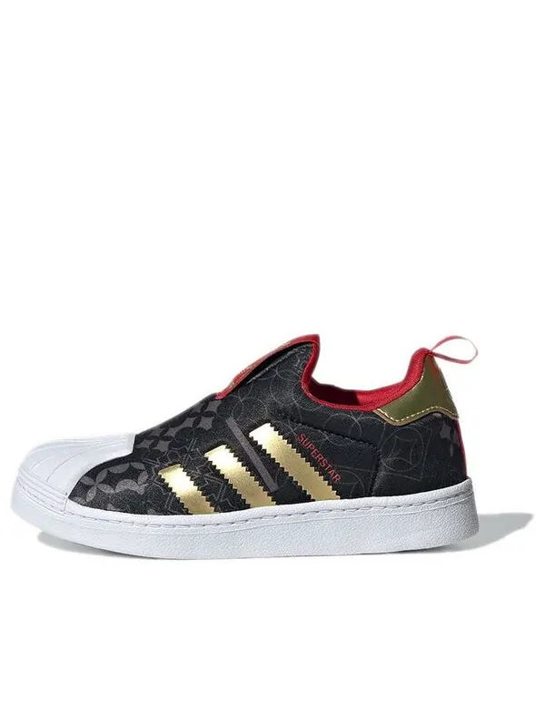 Кроссовки суперзвезда 360 c Adidas — изображение 1 из 4, черный/золотистый