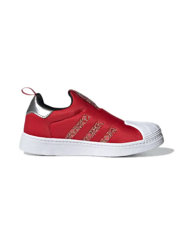 Кроссовки суперзвезда 360 j Adidas — изображение 2 из 4, красный/белый
