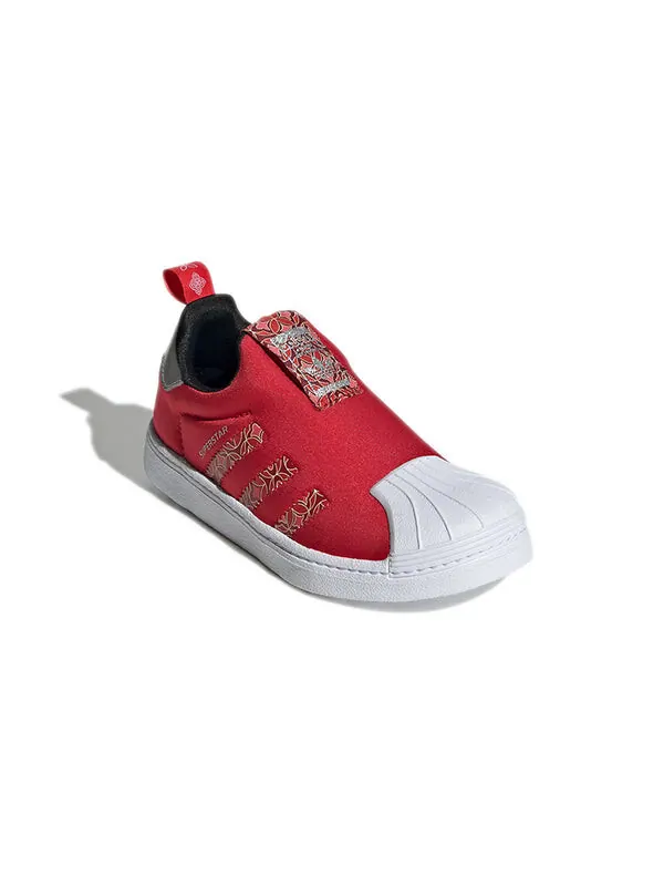 Кроссовки суперзвезда 360 j Adidas — изображение 3 из 4, красный/белый