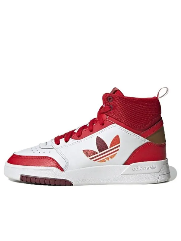 Кроссовки adidas originals Drop Step J 'White Red' — изображение 1 из 4, белый/красный