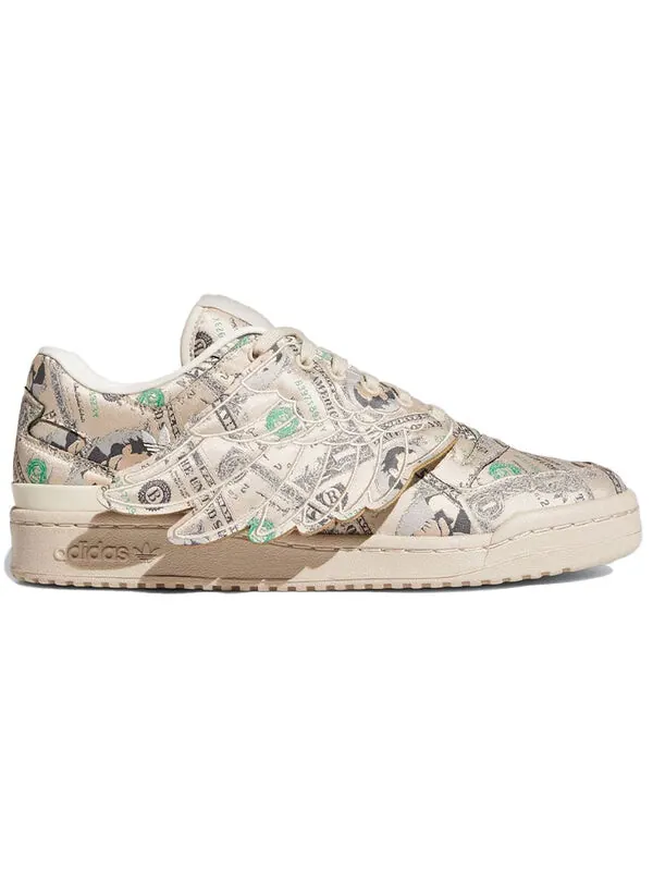 Кроссовки jeremy scott x forum wings 1.0 низкие Adidas — изображение 2 из 4, кремовый/зеленый/черный
