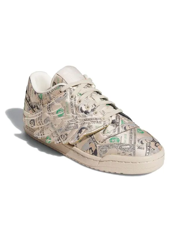 Кроссовки jeremy scott x forum wings 1.0 низкие Adidas — изображение 3 из 4, кремовый/зеленый/черный