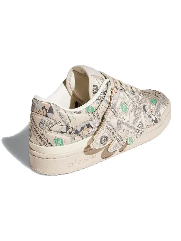 Кроссовки jeremy scott x forum wings 1.0 низкие Adidas — изображение 4 из 4, кремовый/зеленый/черный