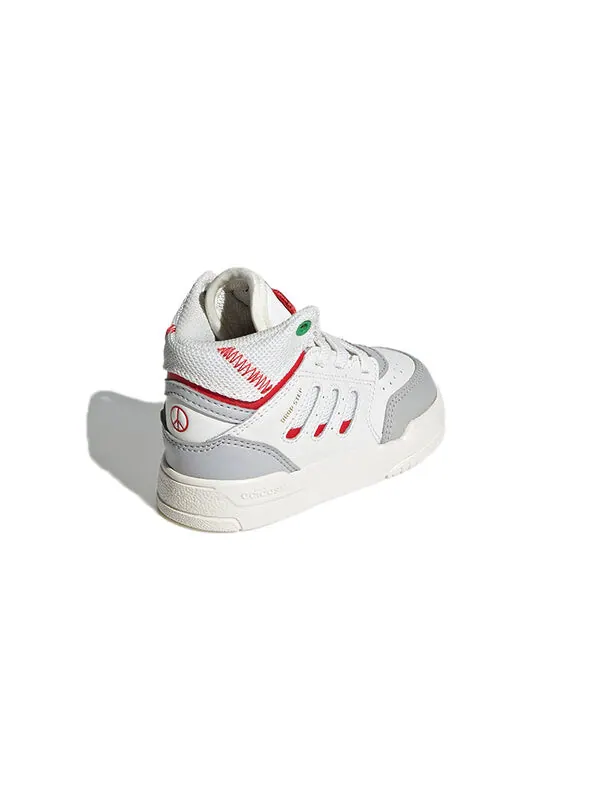 Кроссовки оригинальные drop step Adidas — изображение 4 из 4, белый/серый/красный