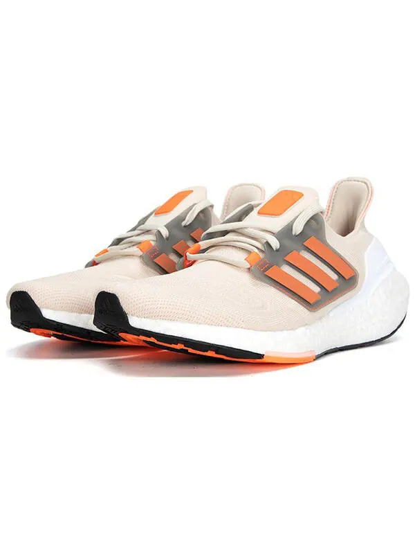 Кроссовки ультрабуст 22 Adidas — изображение 2 из 4, кремовый/оранжевый
