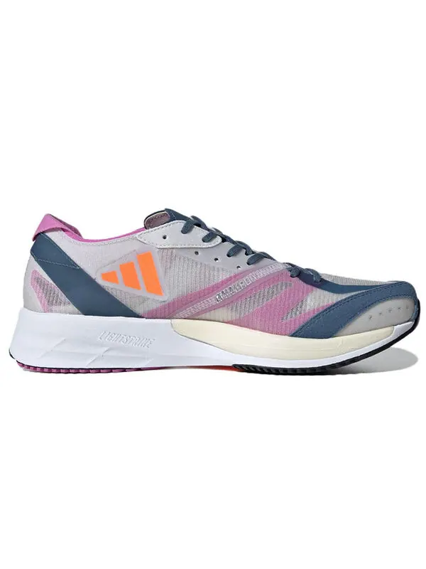 Кроссовки adizero adios 7 Adidas — изображение 2 из 4, серый/синий/фиолетовый