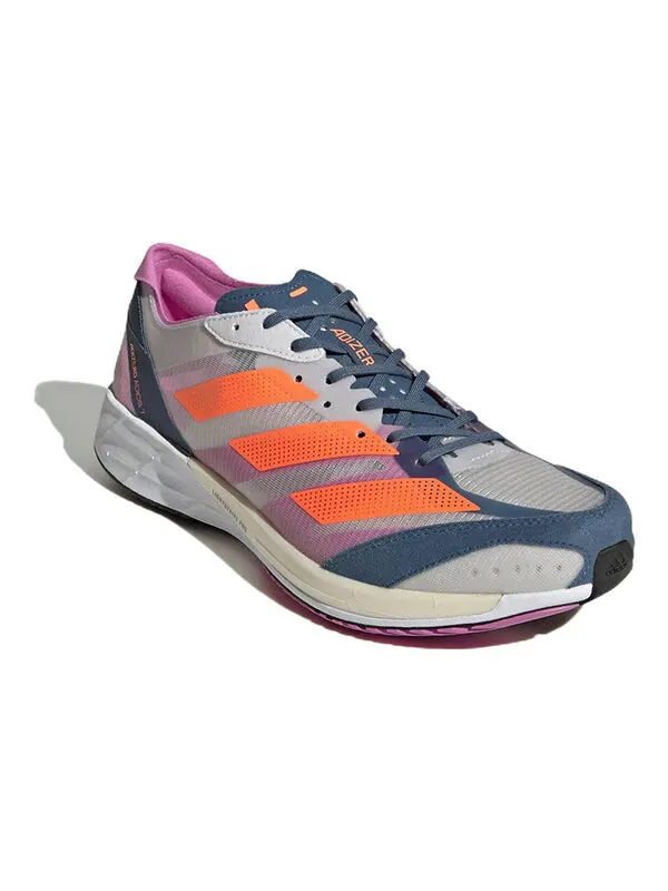 Кроссовки adizero adios 7 Adidas — изображение 3 из 4, серый/синий/фиолетовый
