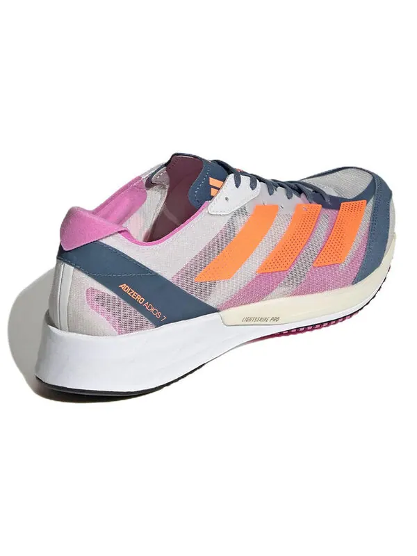 Кроссовки adizero adios 7 Adidas — изображение 4 из 4, серый/синий/фиолетовый