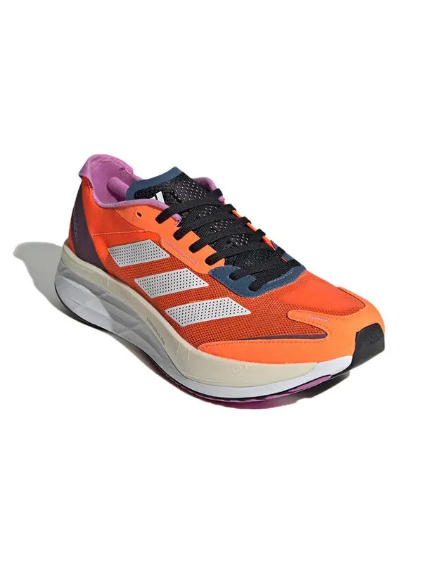 Кроссовки adizero boston 11 Adidas — изображение 3 из 4, оранжевый