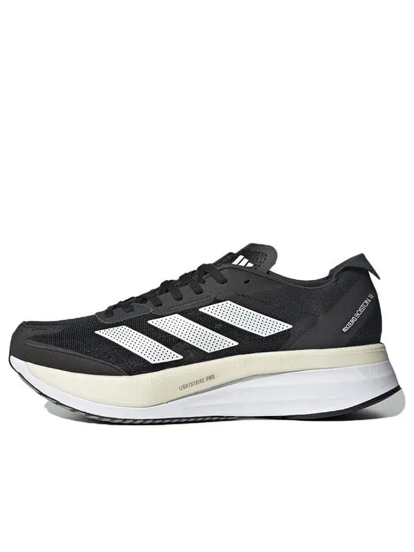 Кроссовки adizero boston 11 Adidas — изображение 1 из 4, черный/белый