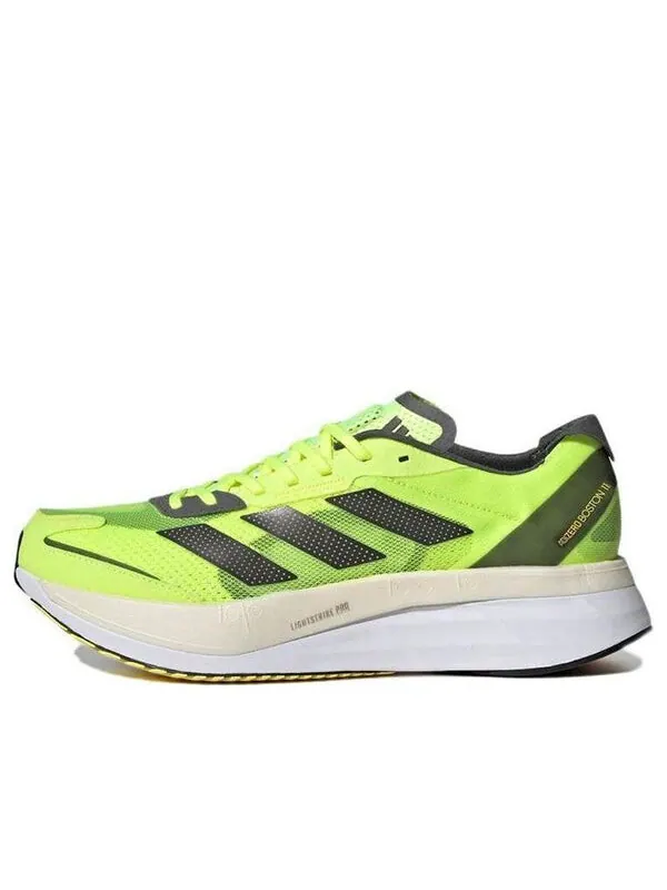 Кроссовки adizero boston 11 Adidas — изображение 1 из 4, зеленый