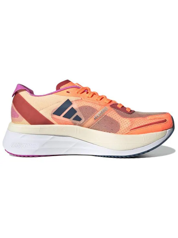 Кроссовки adizero boston 11 Adidas — изображение 2 из 4, оранжевый/синий/красный