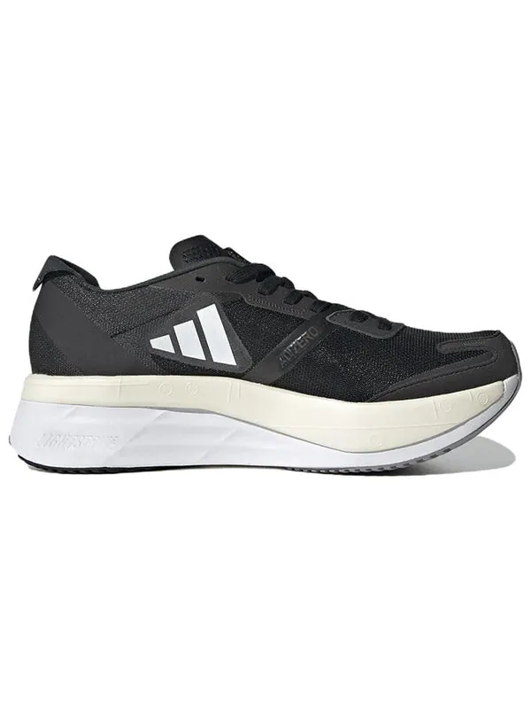 Кроссовки adizero boston 11 Adidas — изображение 2 из 4, черный/белый