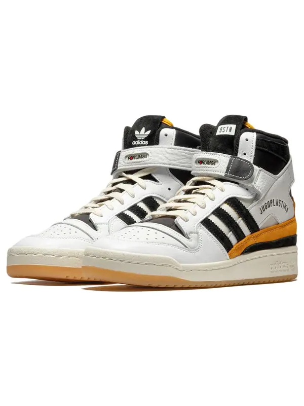 Кроссовки bstn x forum 84 high 'jugoplastika' Adidas — изображение 3 из 4, черный/желтый