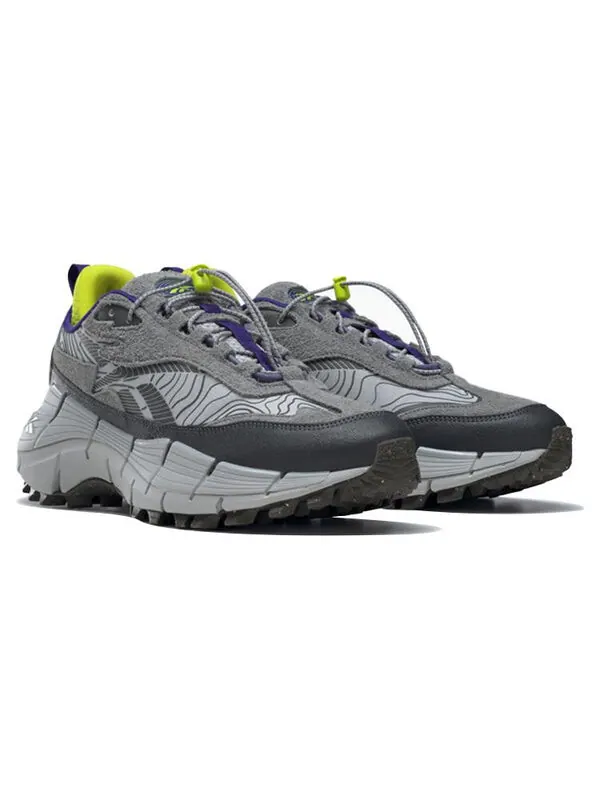 Кроссовки zig kinetica 2.5 edge 'grey lime' Reebok — изображение 2 из 3, серый/серый/серый