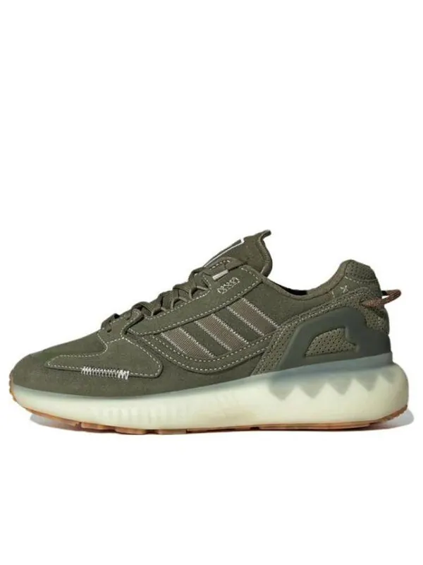 Кроссовки оригинал zx 5k boost Adidas — изображение 1 из 4, зеленый