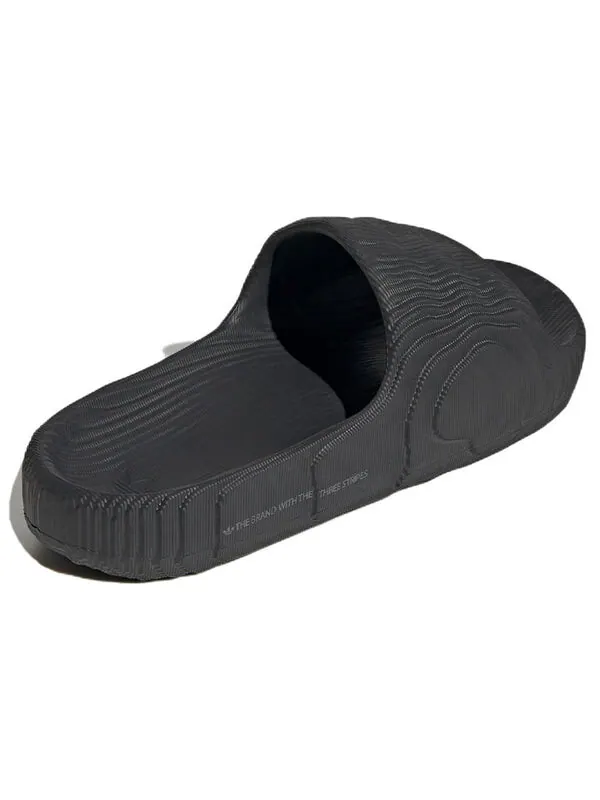 Тапочки adilette 22 slides 'carbon' Adidas — изображение 4 из 4, черный