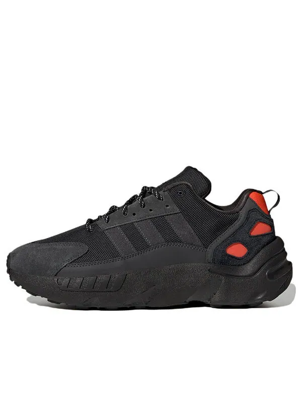 Кроссовки оригинал zx 22 boost Adidas — изображение 1 из 4, черный//красный