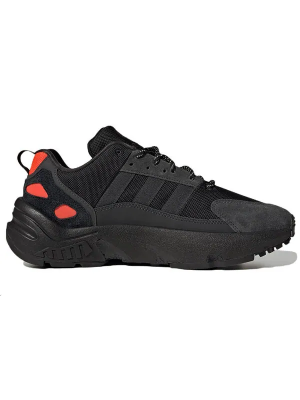 Кроссовки оригинал zx 22 boost Adidas — изображение 2 из 4, черный//красный