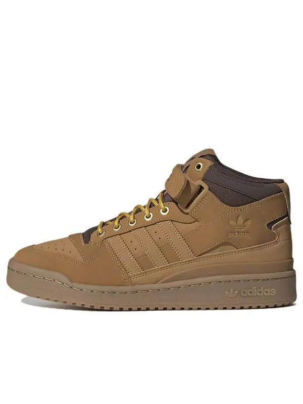 Кроссовки forum mid shoes 'mesa gum' Adidas — изображение 1 из 4, коричневый