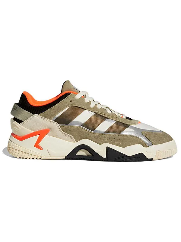 Кроссовки niteball 2 Adidas — изображение 2 из 4, белый/коричневый/черный
