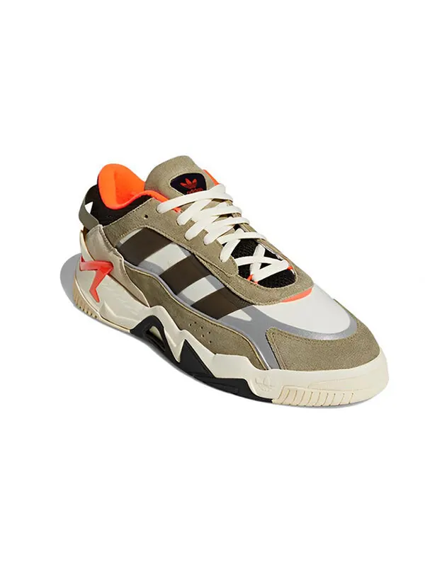 Кроссовки niteball 2 Adidas — изображение 3 из 4, белый/коричневый/черный