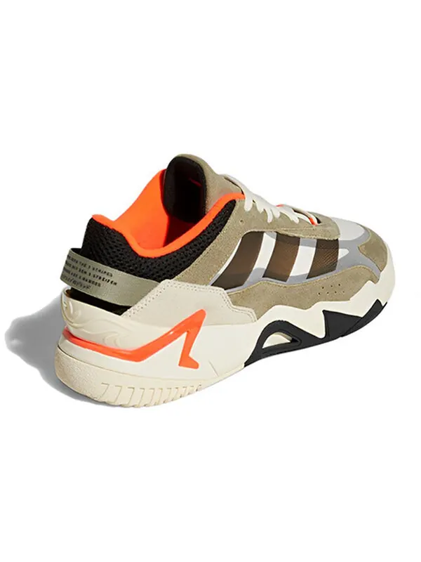 Кроссовки niteball 2 Adidas — изображение 4 из 4, белый/коричневый/черный