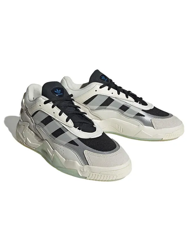 Кроссовки оригинальные niteball ii Adidas — изображение 3 из 4, белый/черный/зеленый