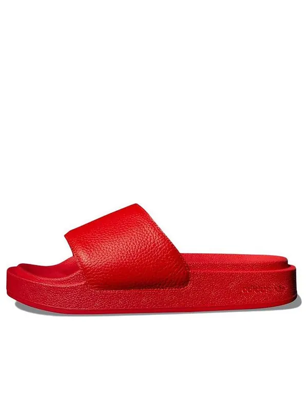 Тапочки ivy park x slides 'ivy heart' Adidas — изображение 1 из 4, красный