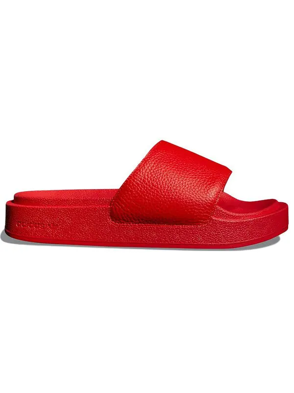 Тапочки ivy park x slides 'ivy heart' Adidas — изображение 2 из 4, красный