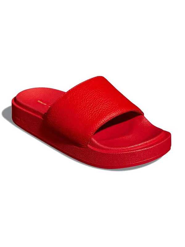 Тапочки ivy park x slides 'ivy heart' Adidas — изображение 3 из 4, красный